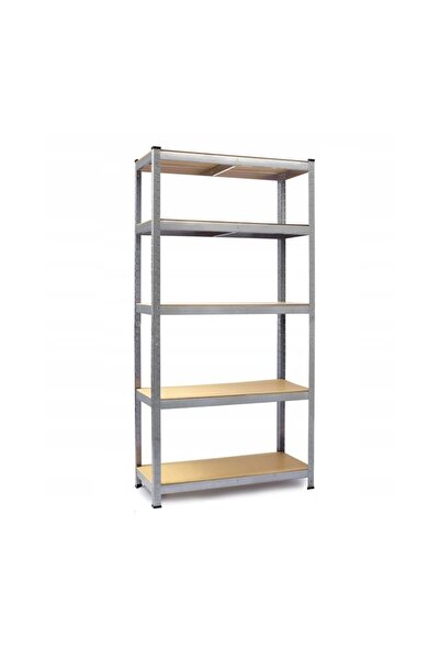 JollyMag Unitate de rafturi, raft metalic de depozitare, 5 rafturi, sarcină m...