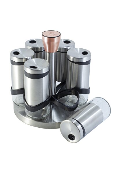 Berlinger Haus Seasoning Set Of 7 Spices Set In Rotating Stand Moonlight Edit...