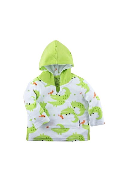 Zoocchini Poncho de baie UPF 50+, Zoocchini, 0-12 luni, piele de aligator