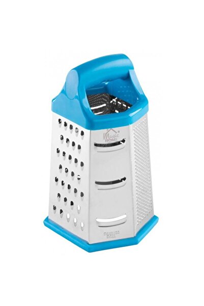 JollyMag Răzătoare, 6 laturi, oțel inoxidabil, albastră, 13 x 11,5 x 23 cm, M...