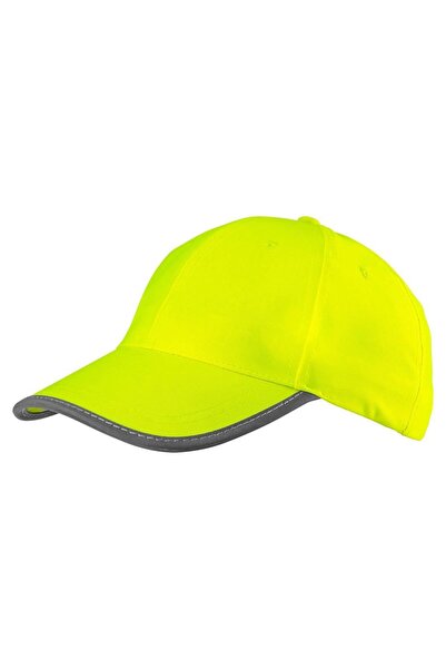 NEO Cască de lucru reflectorizantă, galbenă, model de vizibilitate,