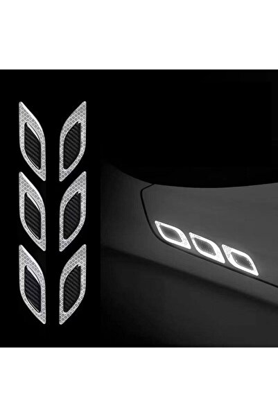 JollyMag Set 2 stickere reflectorizante DIAMOND cu insertie Carbon 5D, culoar...