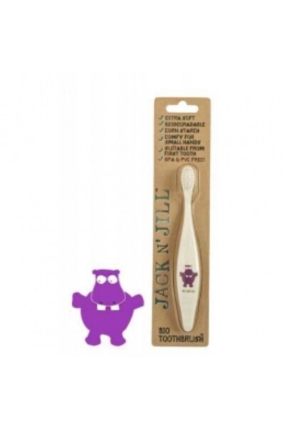 JollyMag Periuță de dinți pentru copii Jack N' Jill - Hippo