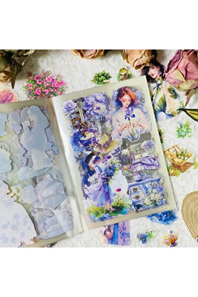 Choice ملصقات تدوين يوميات D 20 ورقة، ملصقات PET مقطوعة مسبقًا لدفتر قصاصات ا...