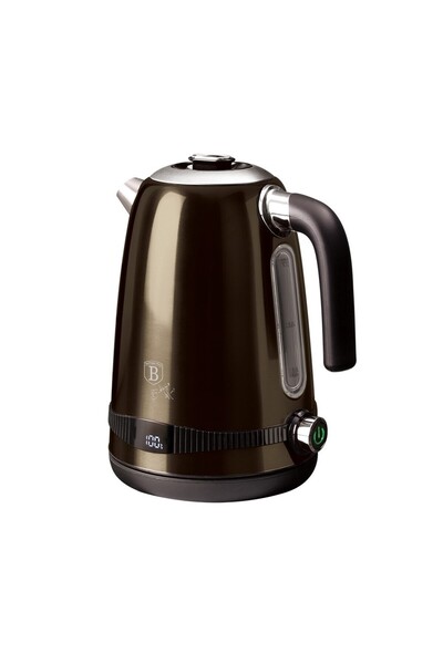 Berlinger Haus Fierbător electric, afișaj digital, 1,7 l, ediție neagră străl...