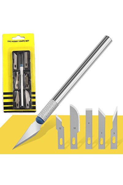 Avex Set 6 buc. cutter + diverse lame de schimb pentru folie autocolant