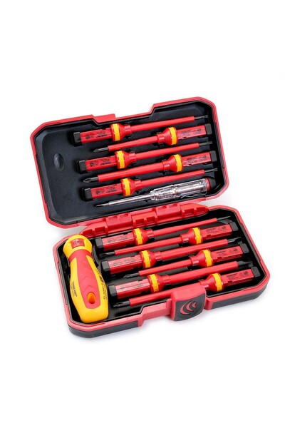 Strend Pro Set șurubelnițe electrician 1000 V, 12 piese, Strend Pro