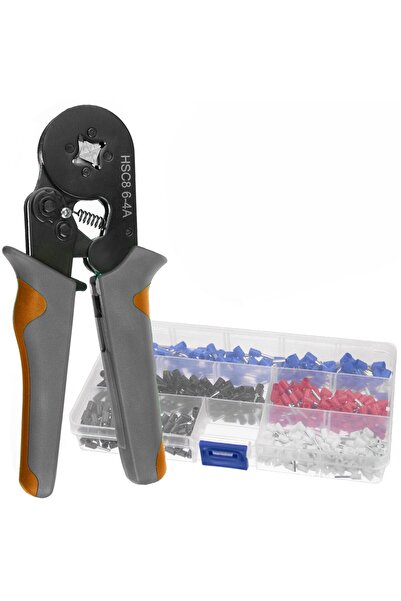 JollyMag Clește de sertizare pentru terminale 0,25-10 mm, cu set de pini term...