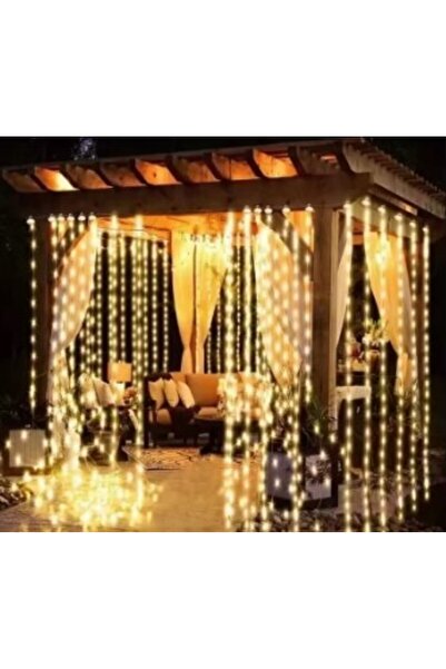 Gimihome Instalație de Crăciun, Ploaie Albastră, 216 LED-uri, 5 x 1 M, 5825 B