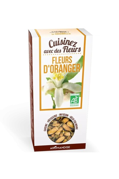 Aromandise Flori de portocal uz culinar bio, 30 g,
