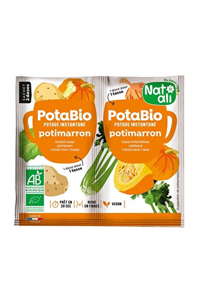 JollyMag Supa instant cu dovleac si legume, bio, 2x 8.5g, Nat-ali