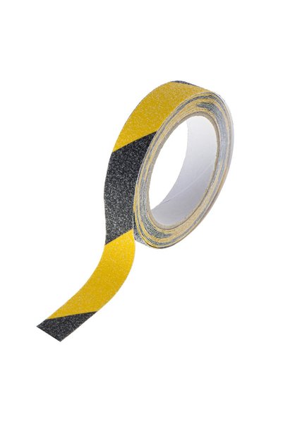 JollyMag Banda de protectie Anti-Alunecare, autoadeziva, culoare Negru-Galben, dimensiune 5m x 2,5cm