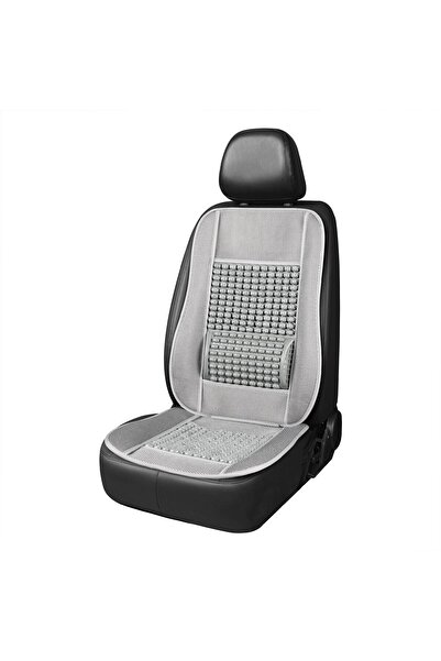 AMIO Husă pentru scaun auto cu perle de masaj și suport lombar, dimensiuni 11...