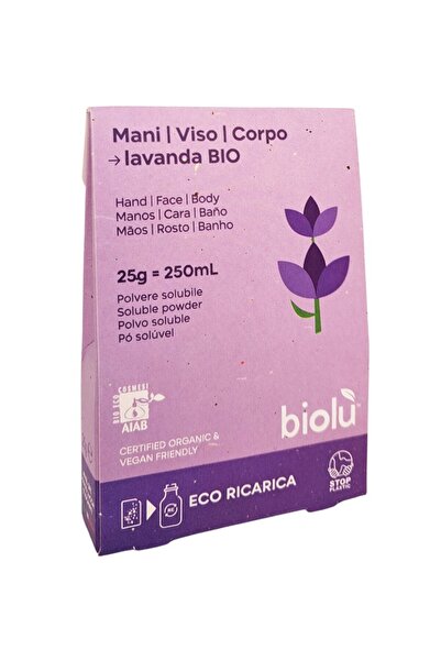 OEM Sapun lichid cu lavanda bio pudra 25g, eco-refill, Biolu