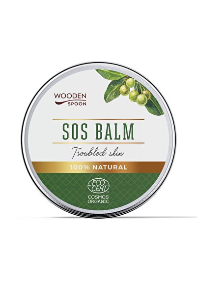 Wooden Spoon Balsam SOS cu oxid de Zinc pentru piele cu probleme, bio, 60ml, ...