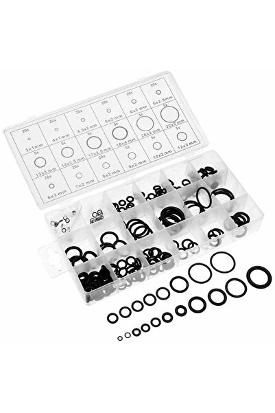 JollyMag Set 225 de garnituri din cauciuc "O-Ring" rezistente la ulei, 18 tip...