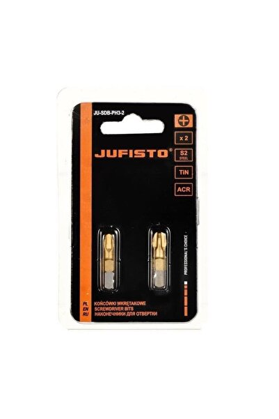 JollyMag Set varfuri, biti, PZ2, 1/4", 2 buc, PZ2x25 mm, Jufisto