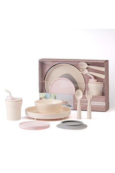 JollyMag Set diversificare hrana bebelusi Miniware Little Foodie, 100% din ma...