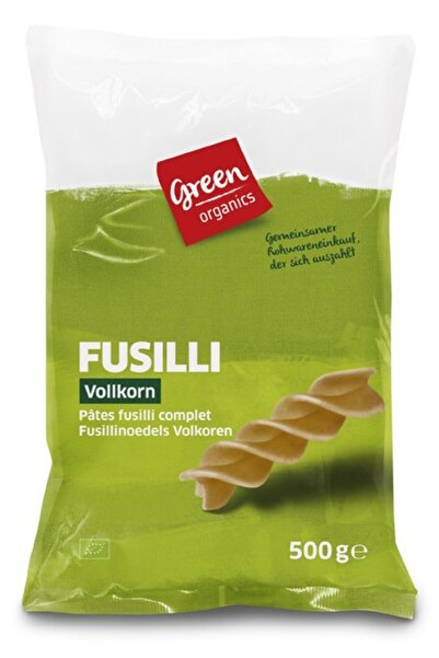 Green Organics Spirale din grau dur integral 500 g