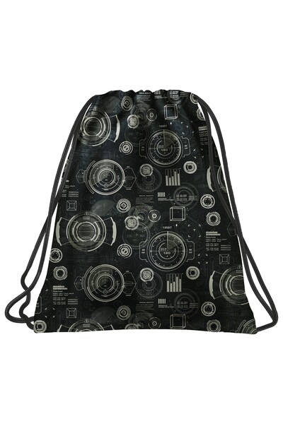 OEM Sac sport pentru pantofi, BackUp, 35x45 cm, Negru, Radar WOB5A39