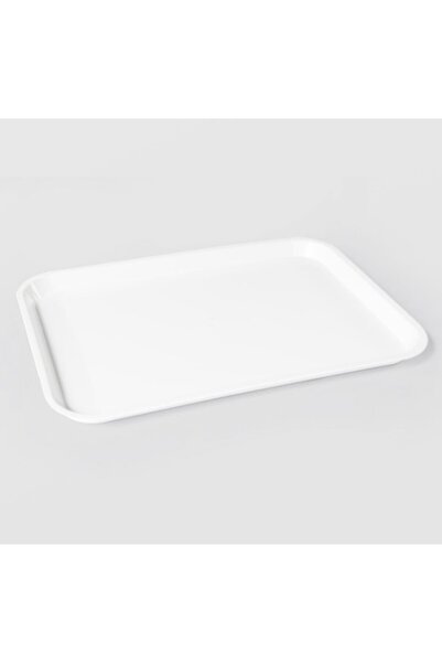 sterk Tava autoservire mare, din plastic, Sterk, 51X37X3cm, alb