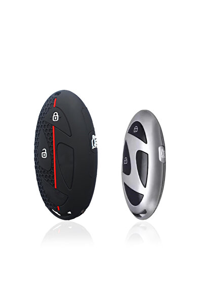 Choice غطاء مفتاح ذكي جديد من السيليكون من النوع A لسيارات هيونداي توسان وإلن...