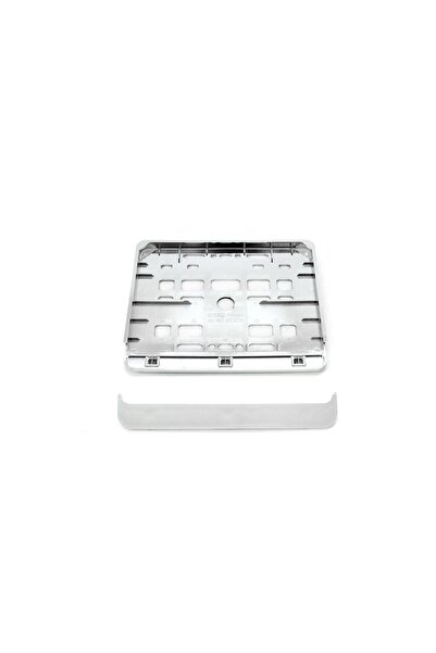 AMIO Χρωμιωμένη βάση πινακίδας κυκλοφορίας για μοτοσικλέτα 15 x 19 εκ.