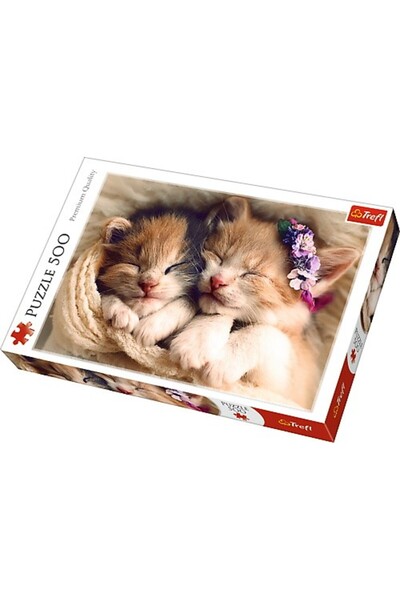 Trefl Παζλ Trefl 500 τεμαχίων - Γατάκια που Κοιμούνται