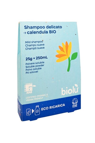 OEM Sampon cu galbenele pudra 25g, eco-refill, Biolu