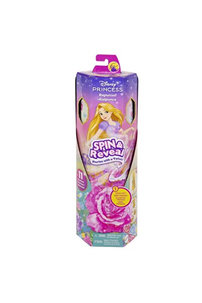 DİSNEY PRİNCESS Păpușa Disney Princess Spin and Reveal Rapunzel
