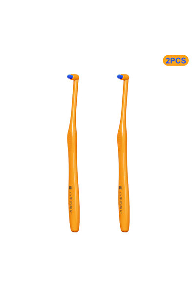 Choice N2 {MX} 1/2/5 قطع فرشاة أسنان صغيرة الرأس ذات شعيرة واحدة بين الأسنان،...