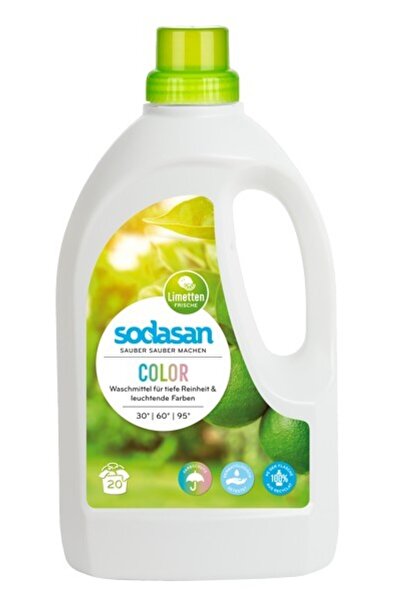 JollyMag Detergent Bio Lichid Rufe Albe si Color Lime Sodasan
