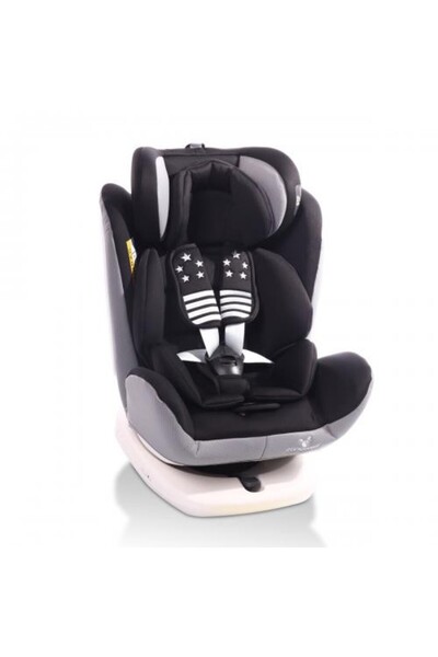 JollyMag Scaun Auto Pilot Grey Rotativ 360 cu Isofix 0-36 kg
