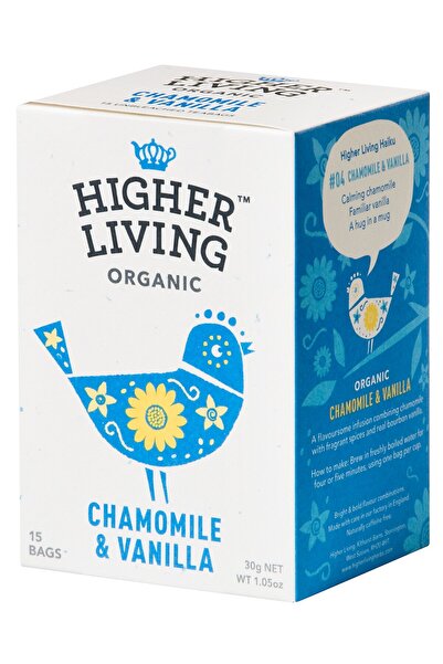 JollyMag Ceai musetel si vanilie , 15 plicuri, Higher Living