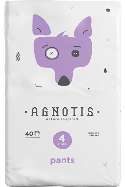 agnotis Υποαλλεργικό παντελόνι προπόνησης, μέγεθος 4, 9-15 kg, 40 τεμάχια