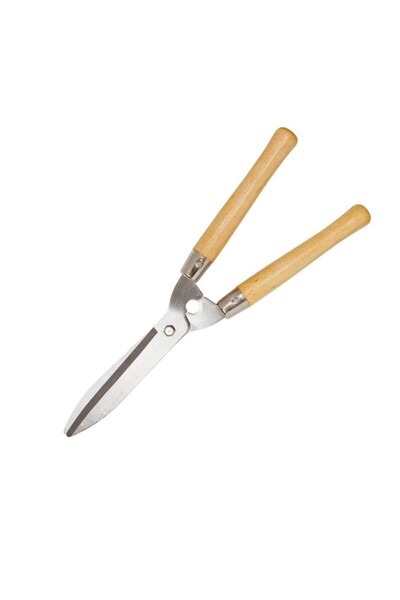 beorol Foarfeca gard viu, arbusti, tip bypass, maner lemn, 50 cm,