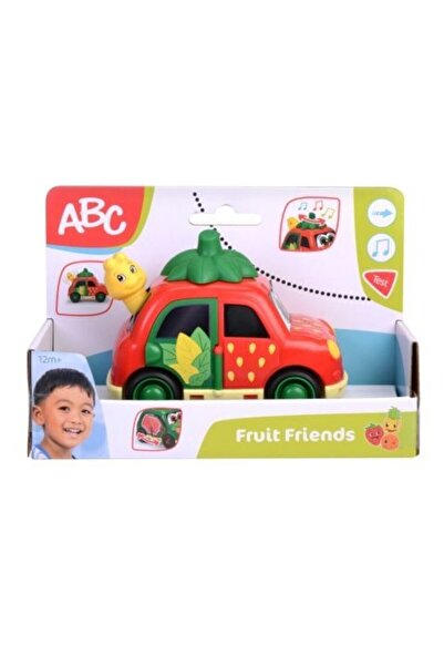 JollyMag ABC Fruit Friends Masinuta Capsuna 12 CM