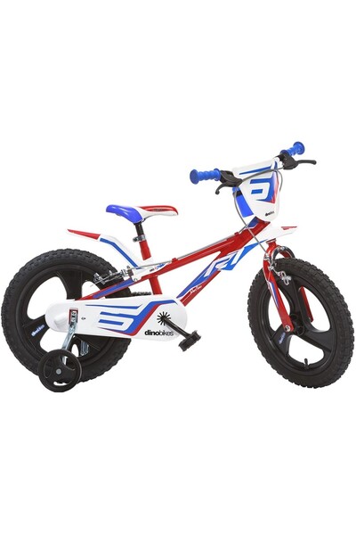 JollyMag Bicicleta copii Dino Bikes 14' R1 rosu