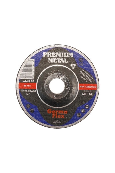GERMA FLEX Disc polizat metal, 125 x 6 mm, Premium Metal, Germa Flex