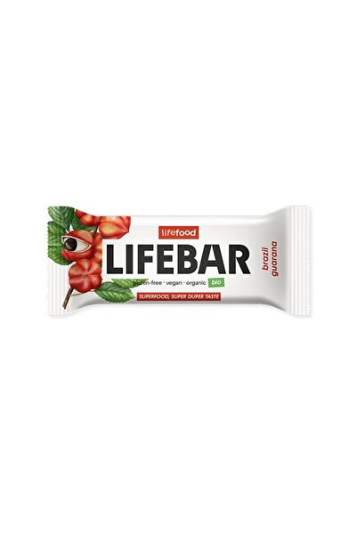 JollyMag Lifebar baton cu nuci braziliene si guarana, bio, 40g