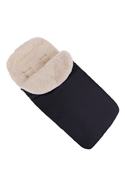 NATIVO Zimní vlněný nepromokavý spací pytel 85 x 40 cm černý