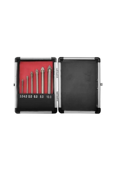 Strend Pro Burghie pentru sticlă și ceramică, set de 6, 3-10 mm, Strend Pro