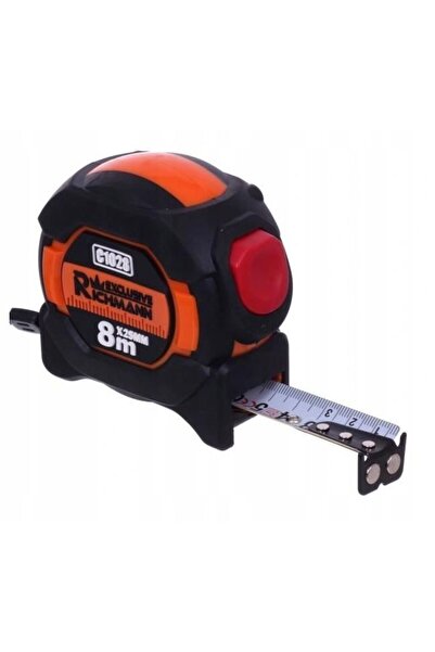 richmann exclusive Ruletă magnetică cu oprire automată, 8 m x 25 mm, față-ver...