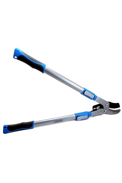 JollyMag Foarfeca crengi, tip nicovala, cu clichet, maner aluminiu telescopic...