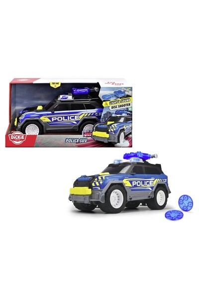 Dickie SUV de poliție cu sunete și lumini 30 CM