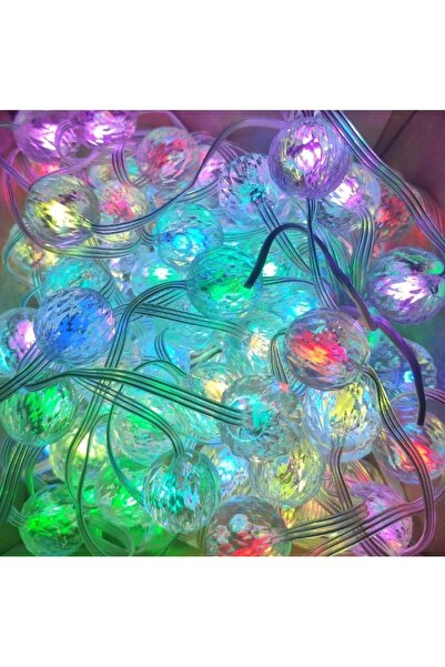 JollyMag Instalatie de Craciun, smart, liniara, multicolora, 10 m, 100 globul...