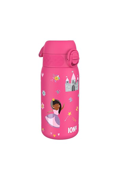 JollyMag Water Bottle for Children, Stainless Steel, 400 ml, Princess - Ion 8