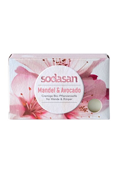 Sodasan Organic almond and avocado cream soap 100g SODASAN