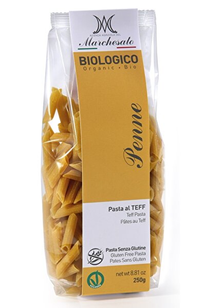 Marchesato Penne cu teff organice, fără gluten, 250g
