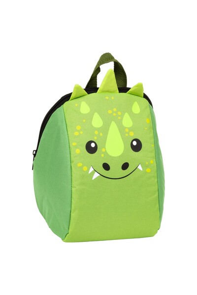 OEM Rucsac verde, de gradinita, pentru copii, Derform, in forma de Dinozaur, ...